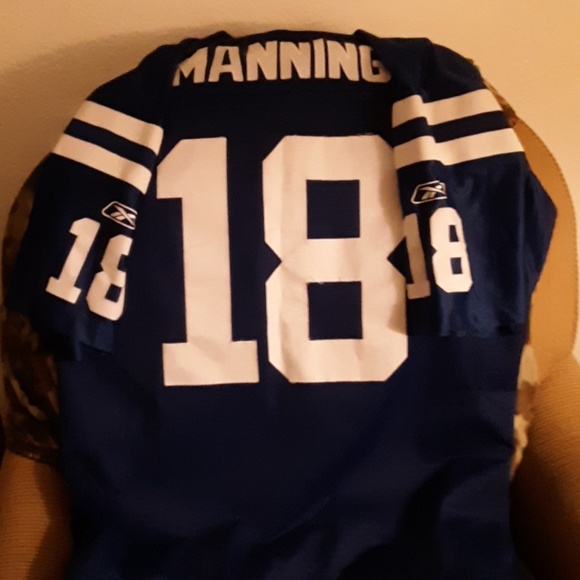 Colts peyton manning #18  reebok  NFL Jersey - Picture 2 of 2